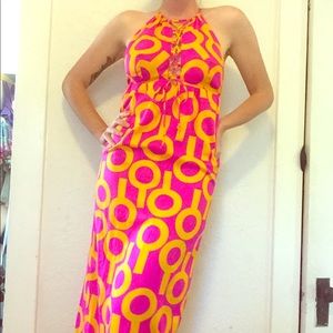 1960s Maxi Dress 🍹🗿🏖